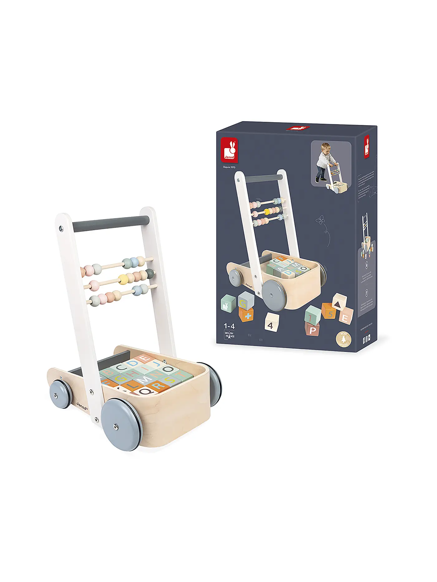 JANOD | Sweet Cocoon Laufwagen ABC | 